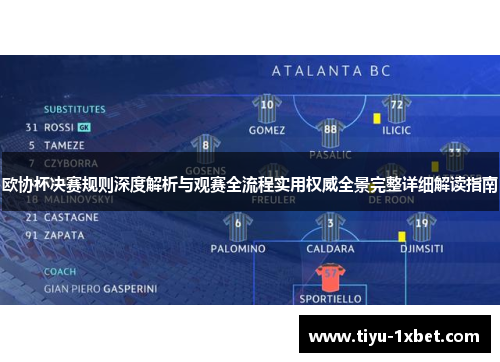 欧协杯决赛规则深度解析与观赛全流程实用权威全景完整详细解读指南 欧协杯决赛规则深度解析与观赛全流程实用权威全景完整详细解读指南